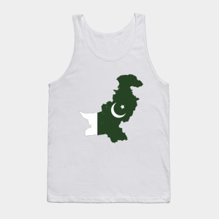 Pakistan Map Tank Top